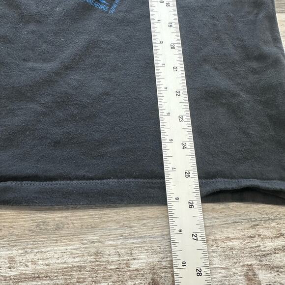 Nike Air Wave Black Orange Yellow Blue Purple Men S Graphic Big Swoosh T-Shirt - Picture 6 of 7